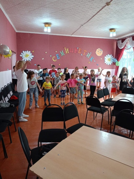 Летний пришкольный лагерь "Семицветик".